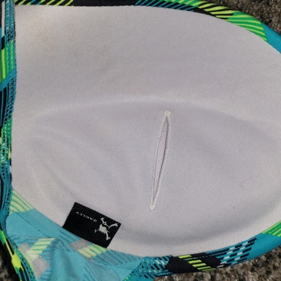 Oakley | Bright Plaid String Bikini Top - Picture 5 of 6